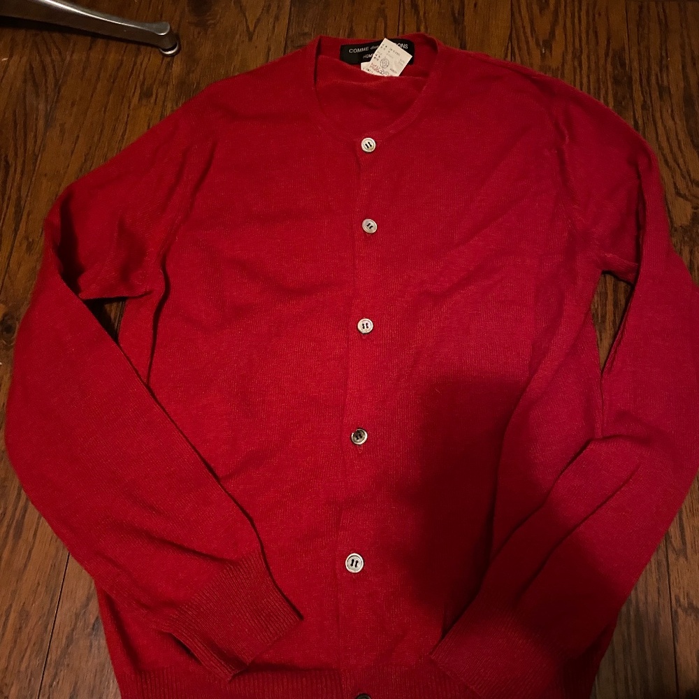 Comme des garçons cardigan sz large
